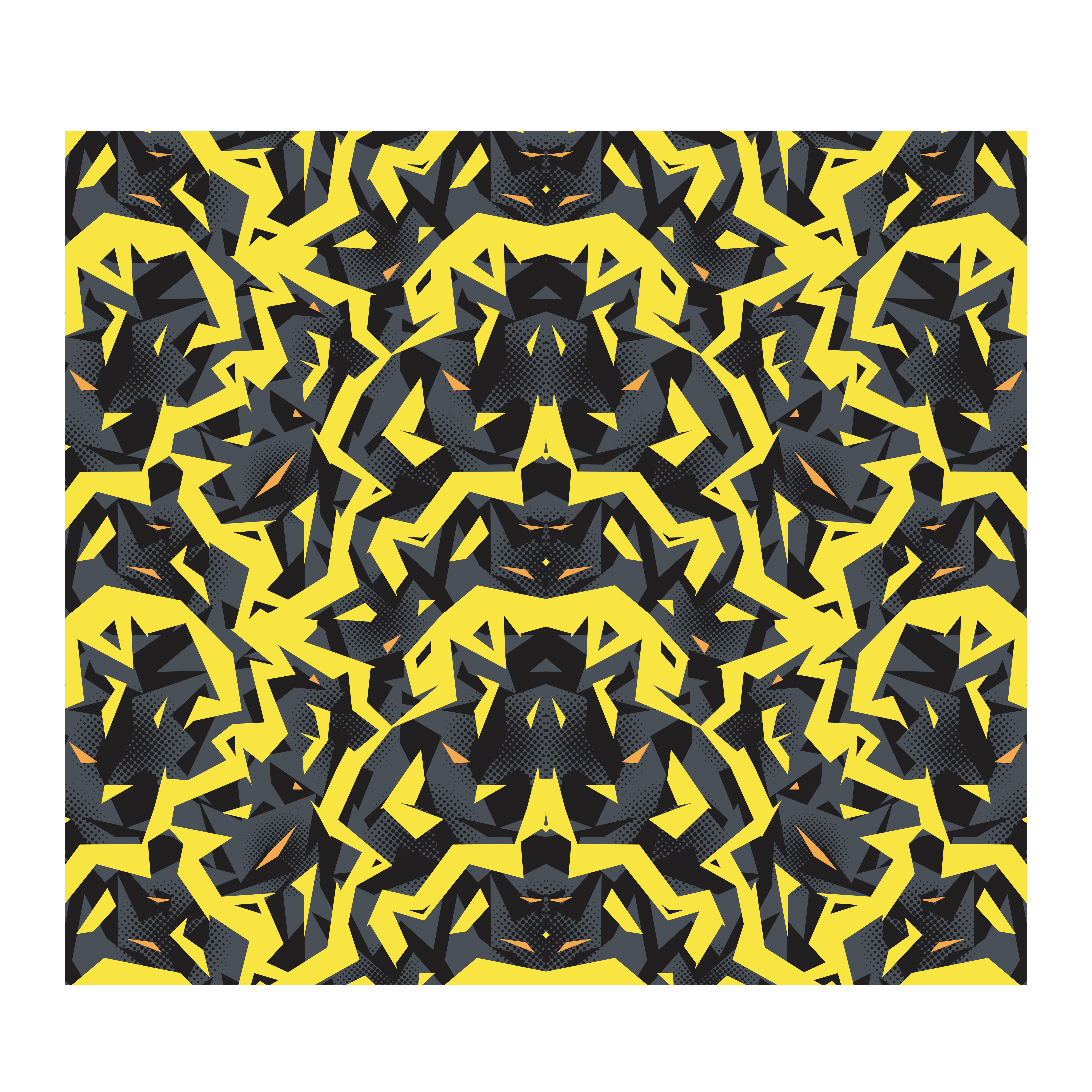 Puf Pearshape s podnožkou Abstraction