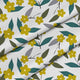 Zitronenblumen-Tischdeckenstoff