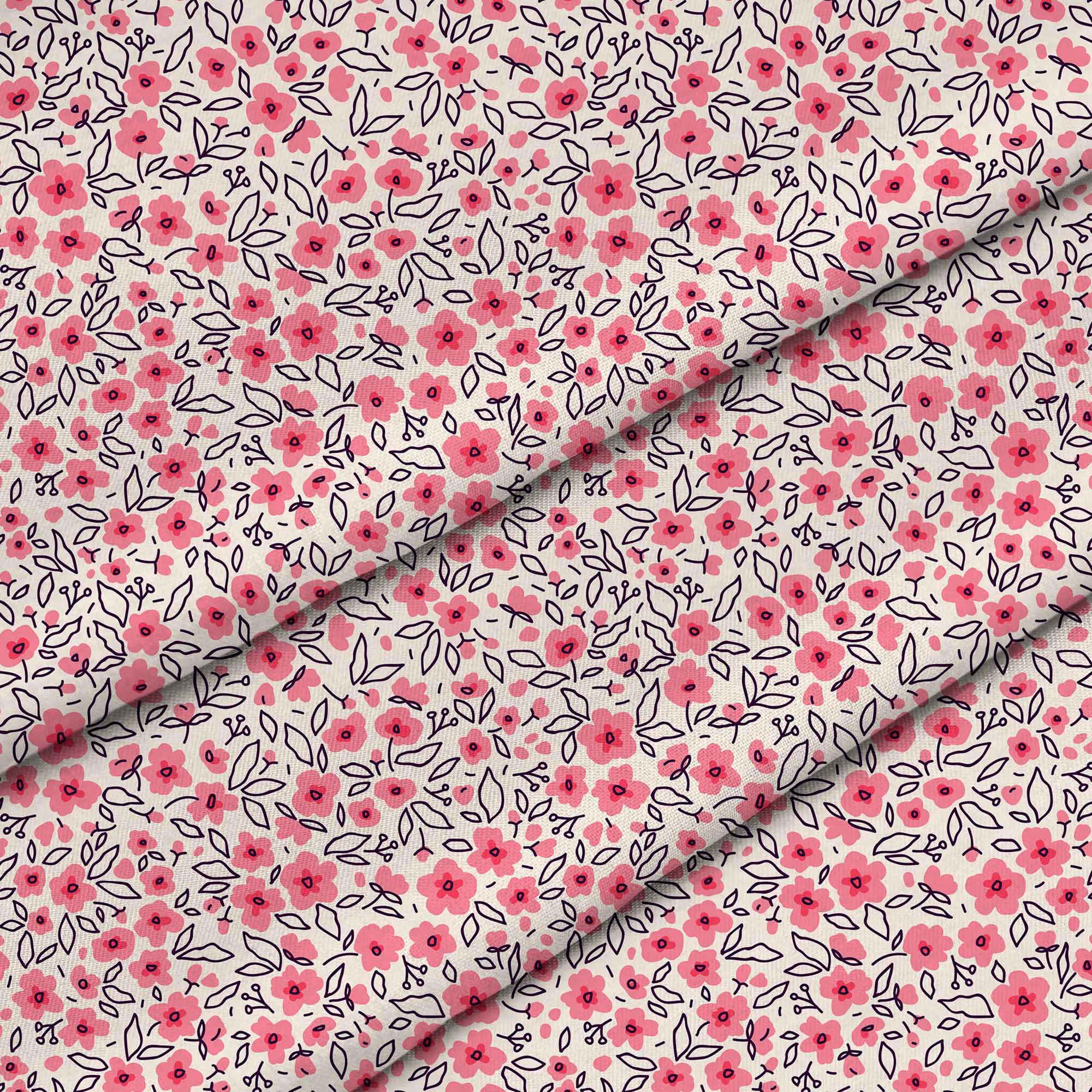Small Pink Flowers-Oxford