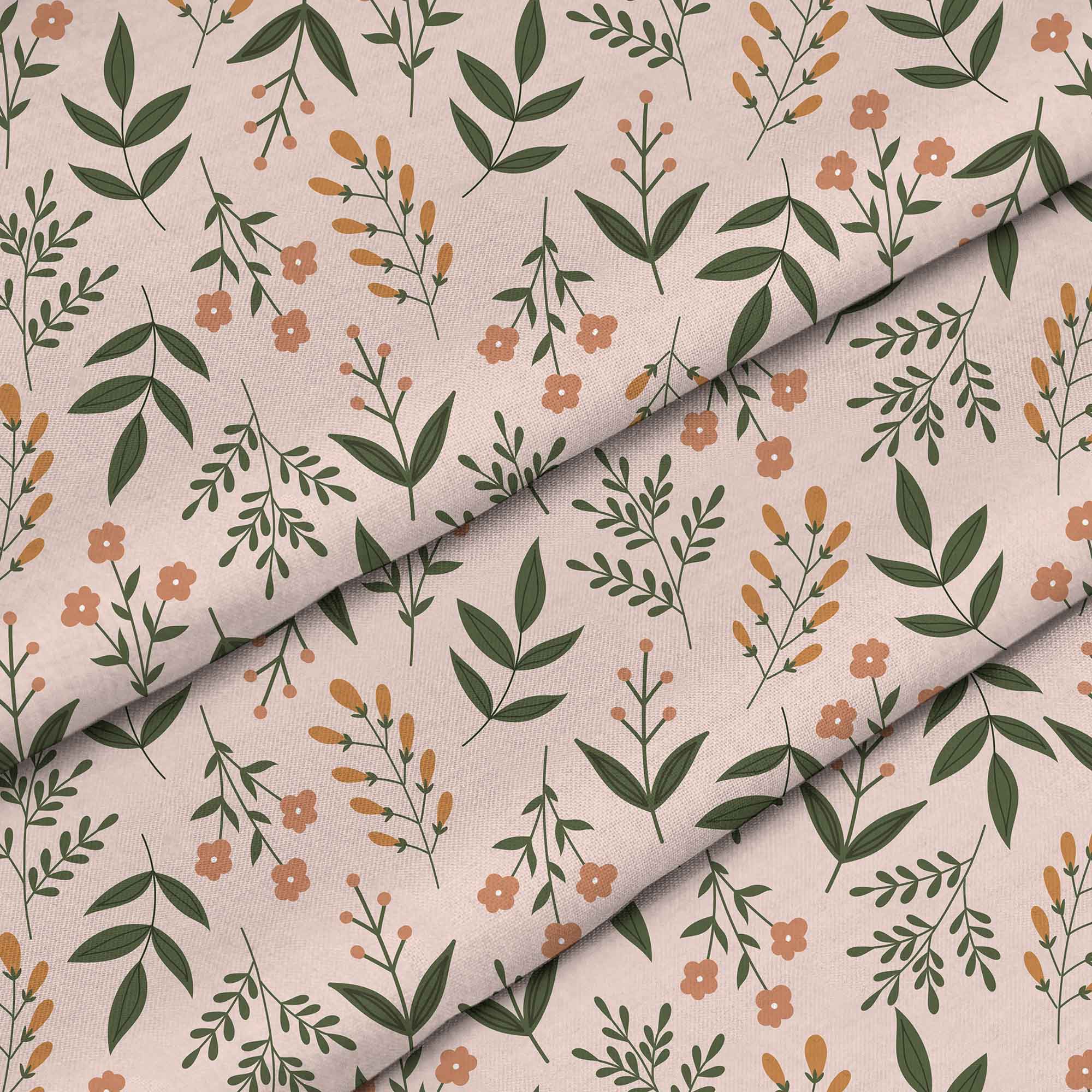 Botanical Beige Pattern-Panama