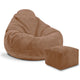 Puf Paradise s podnožkou Brown Bear