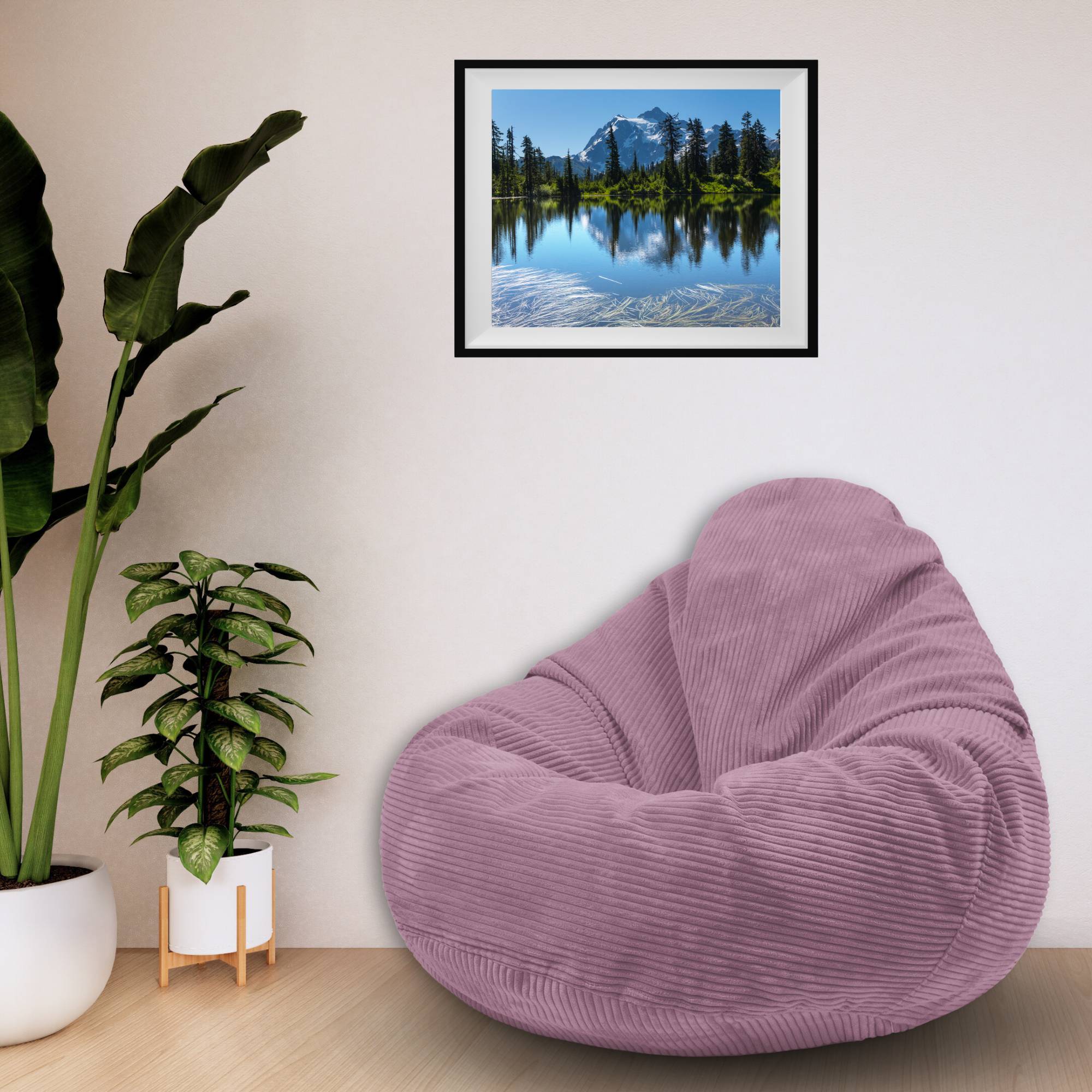 Paradise Hocker mit Fußstütze Pflaumen-Smoothie-M