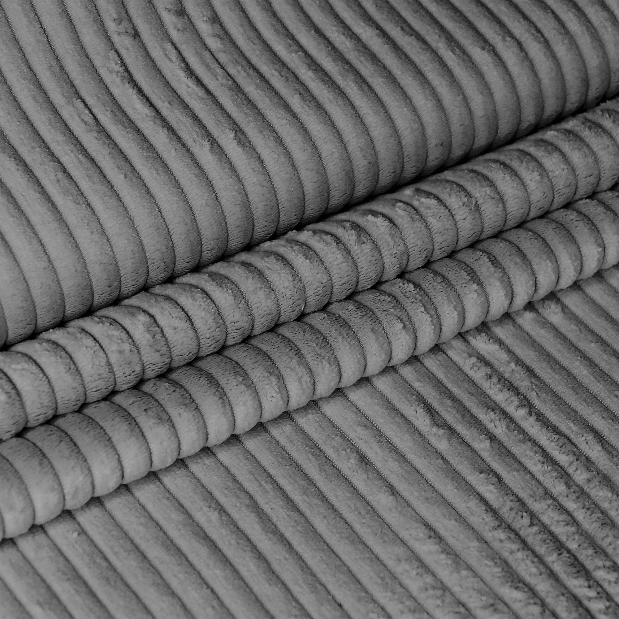 Puf Paradise s podnožkou Frost Gray-M