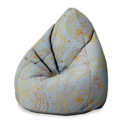 Sedací vak Pearshape Dreaming Flowers