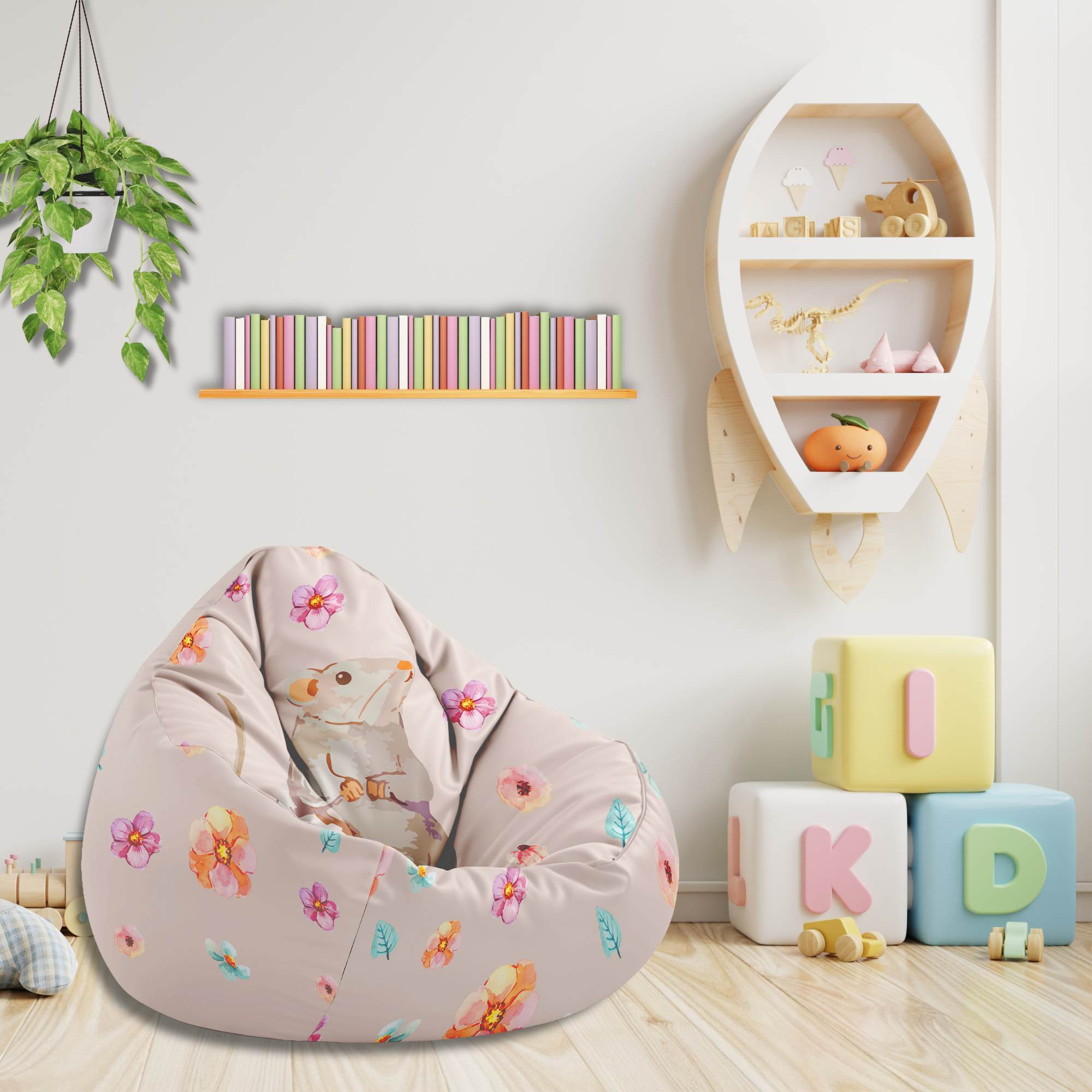 Puf Paradise Gray Mouse-S