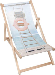 Drevené ležadlo Vintage Lifeguard