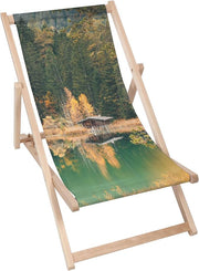 Holzliegestuhl Fallenstellerhaus