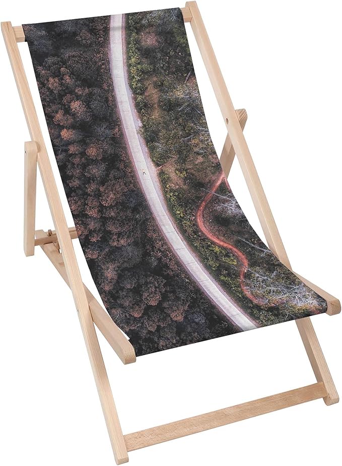 Drevené ležadlo Výhľad z letu