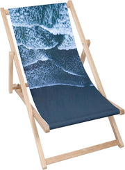Vintage Wooden Deck Chair Restless Ocean