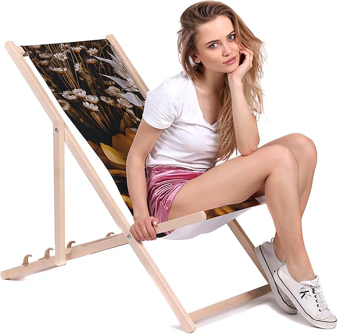 Drevené ležadlo Boho štýl