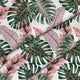 Tropical Pink and Green Leaves-Panama