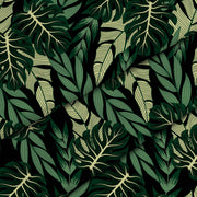 Tropical Dark Green Leaves-Lincoln