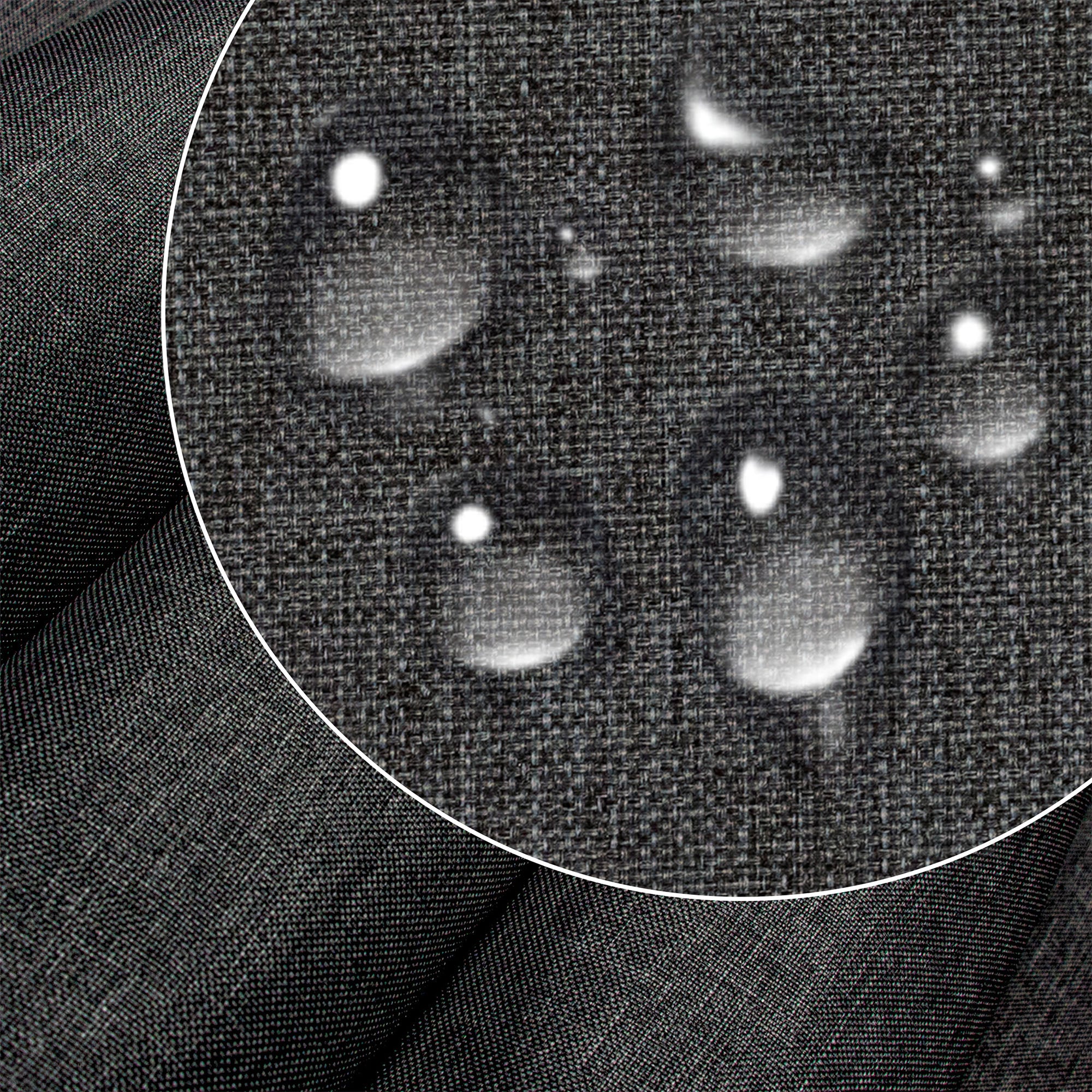 Wooden Deck Chair Linen Imitation Star Dust-S