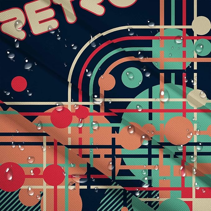 Puf Paradise s podnožkou Retro pánsky-Zamat