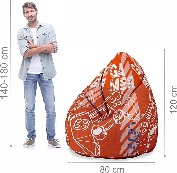 Puf Pearshape s podnožkou Gamer Next Level-Oxford