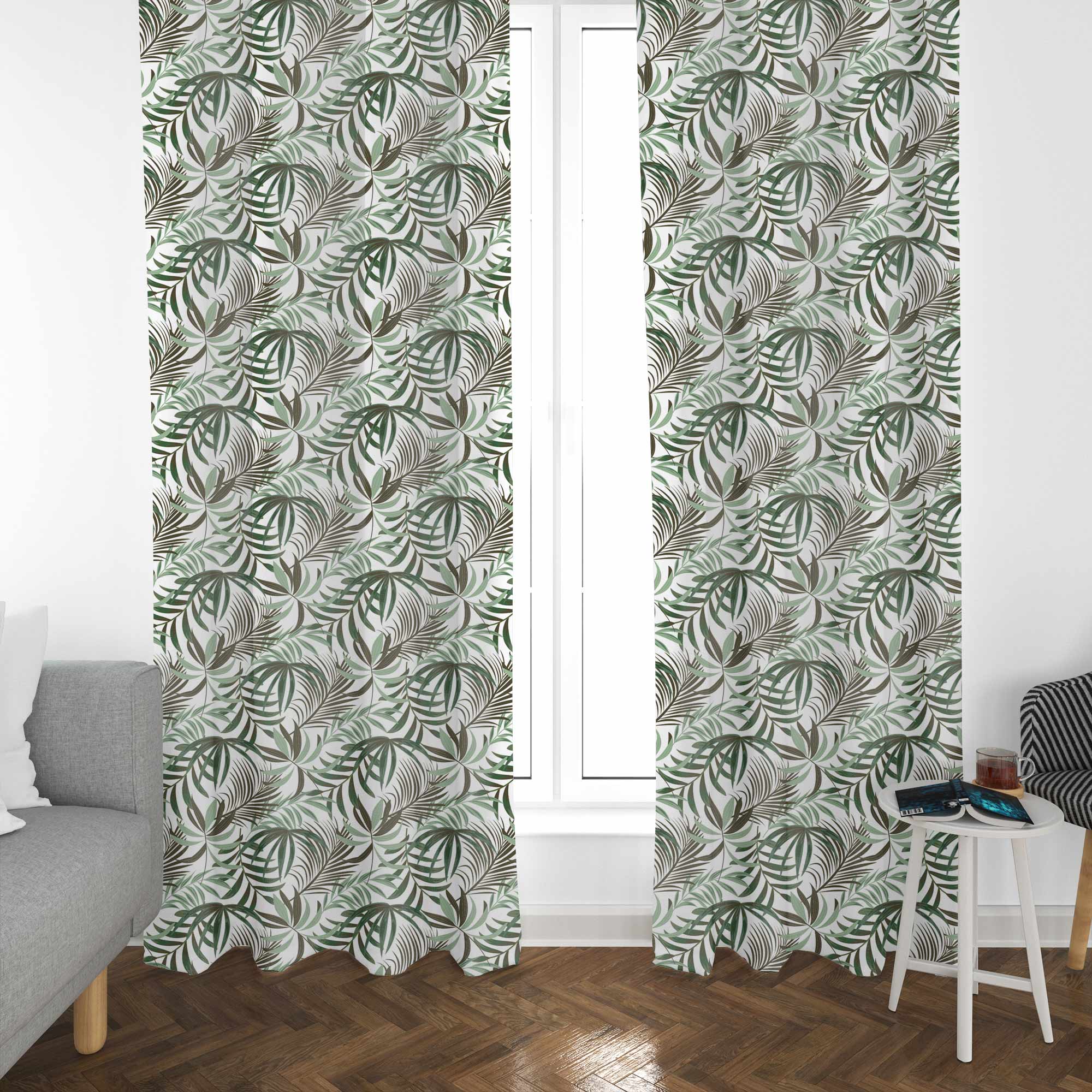 Green Tropical-Tkanina Obrusowa