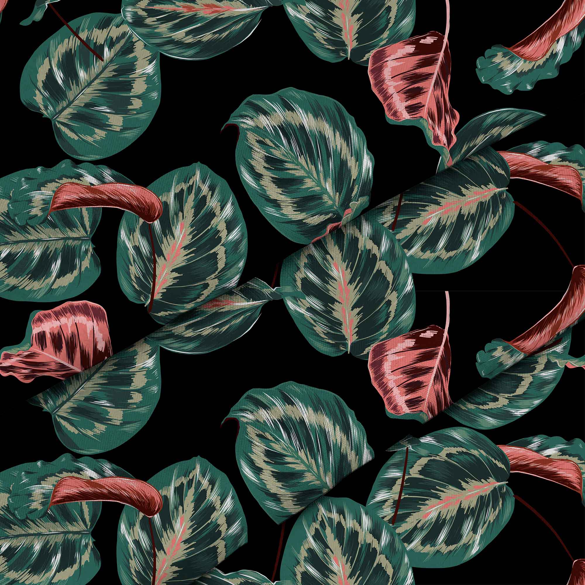 Red Tropical Maranta-Oxford