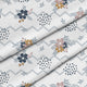 Chevron und Blumen
