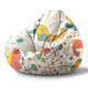 Paradise Pouf Happy Yellow Bird-S