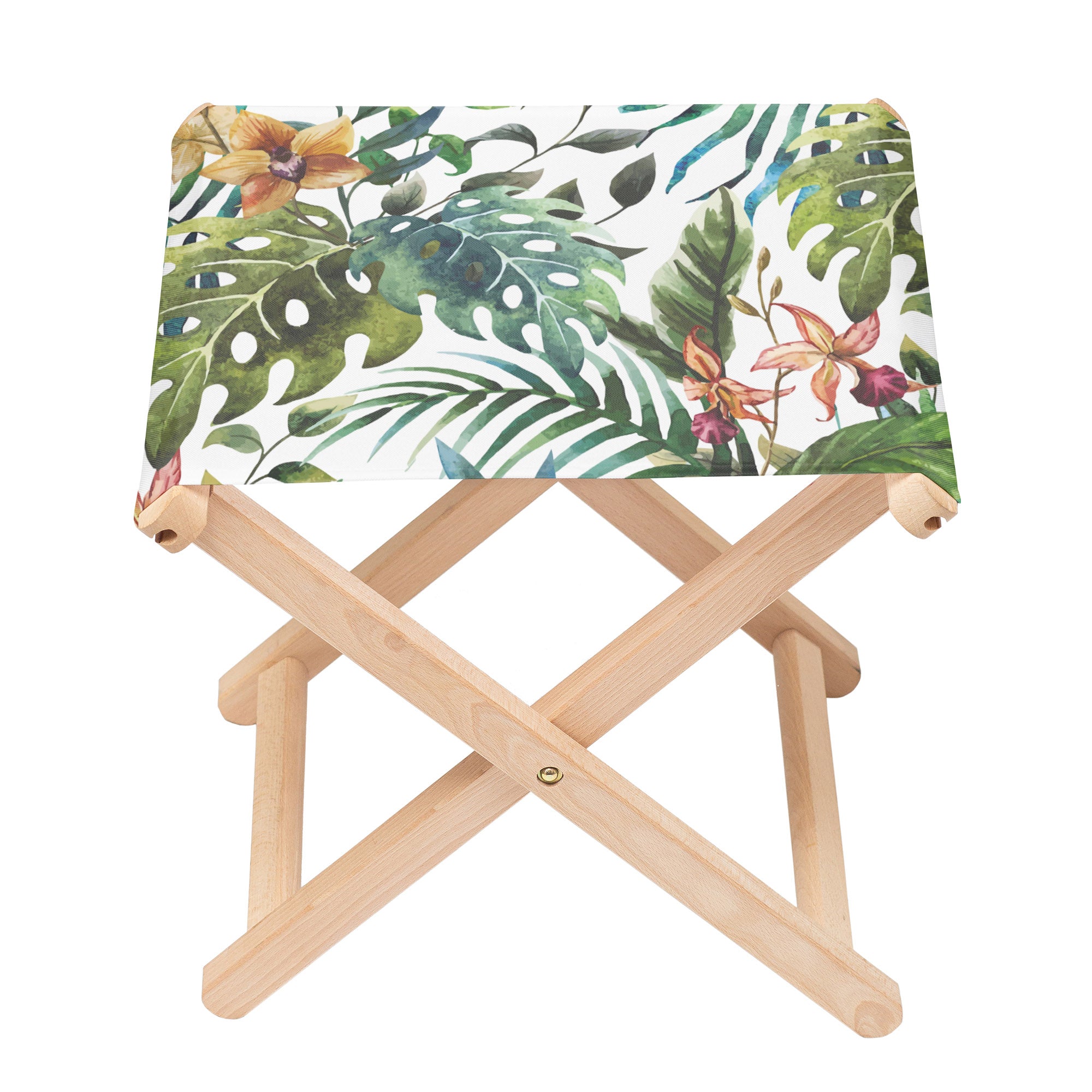 Stolička Kvetinová akvarel