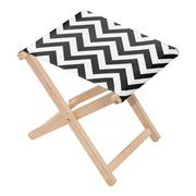 Detská stolička Zig Zag Black