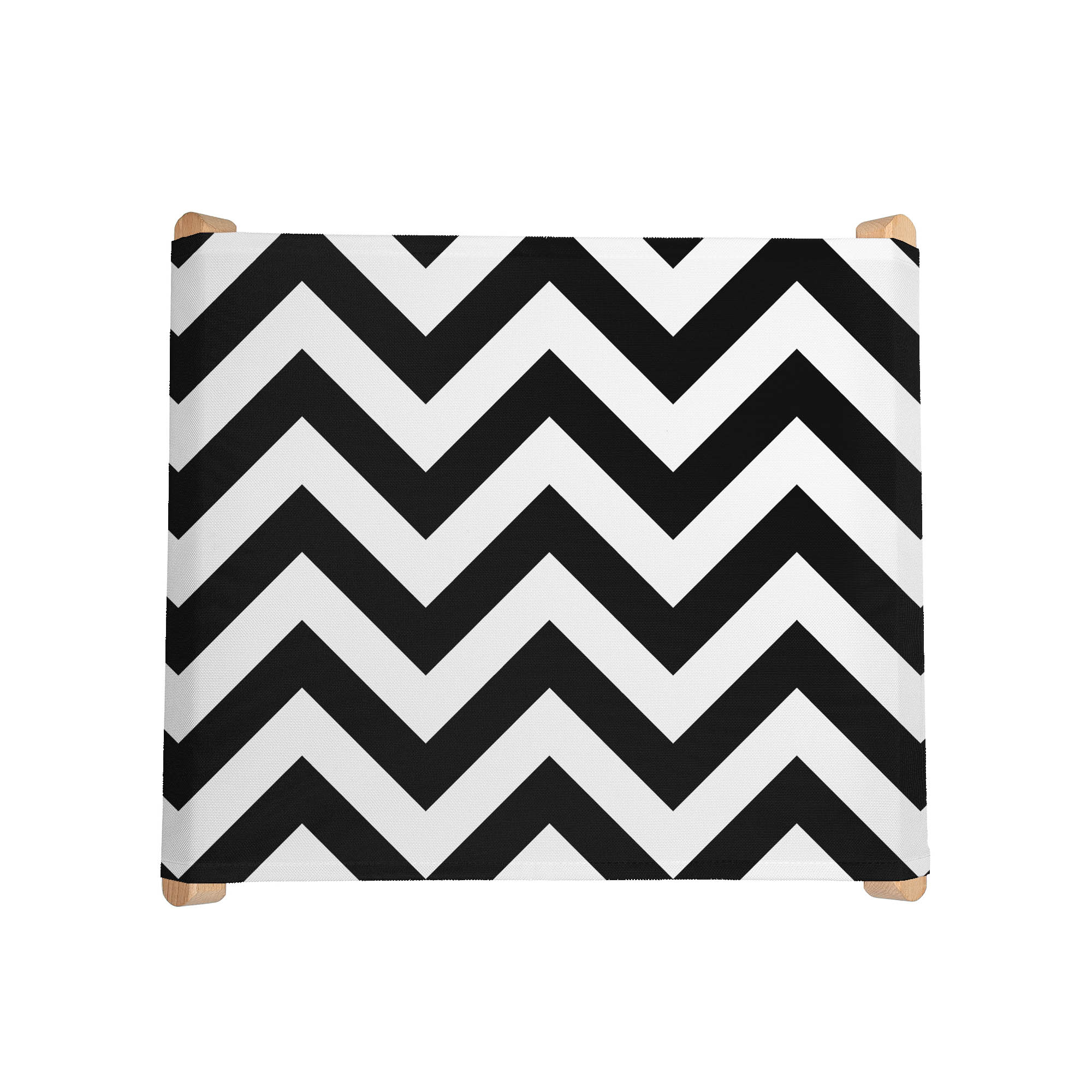 Detská stolička Zig Zag Black