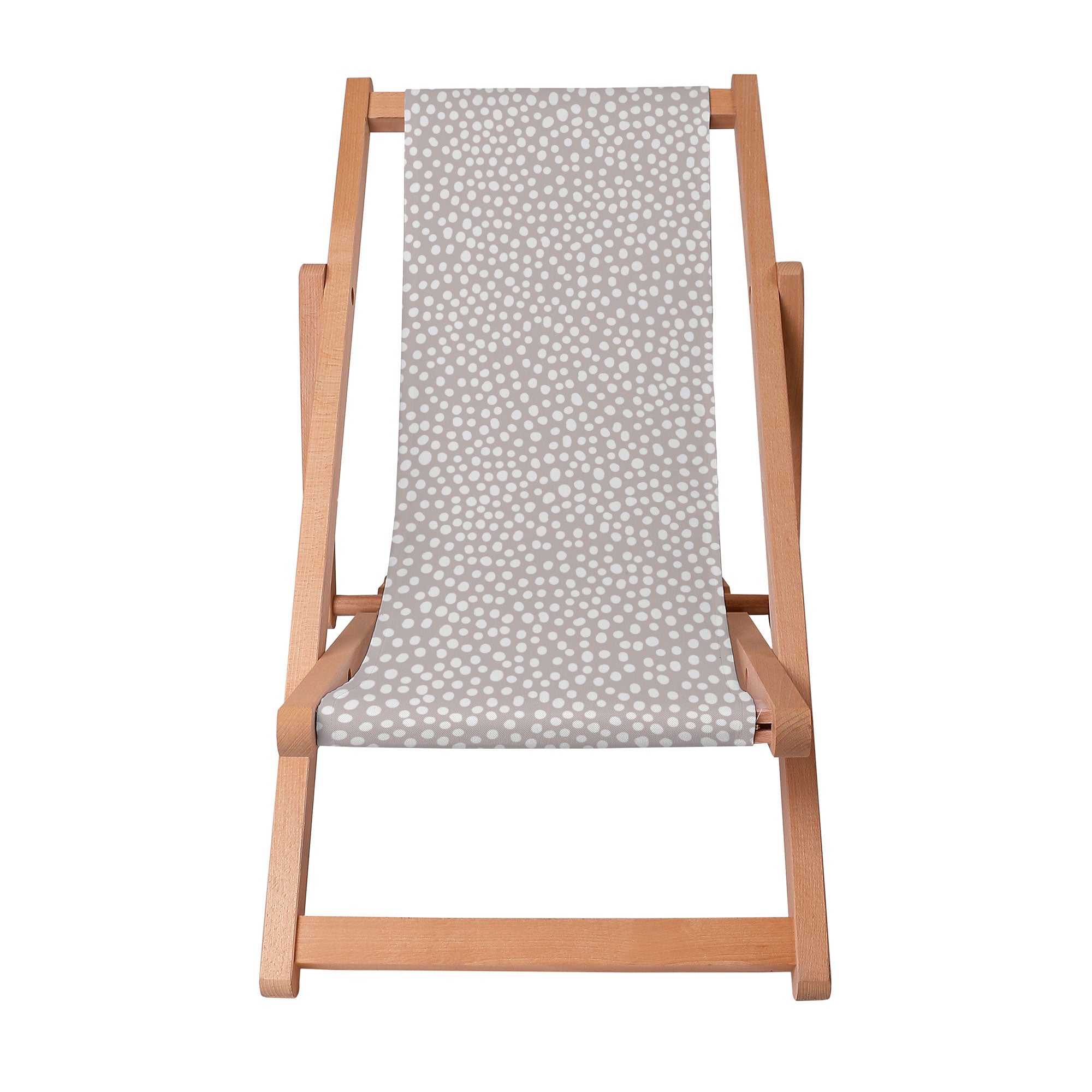 Leżak drewniany Abstract Earth Dots-S