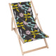 Wooden Deck Chair Abstract Garden Sketch-M