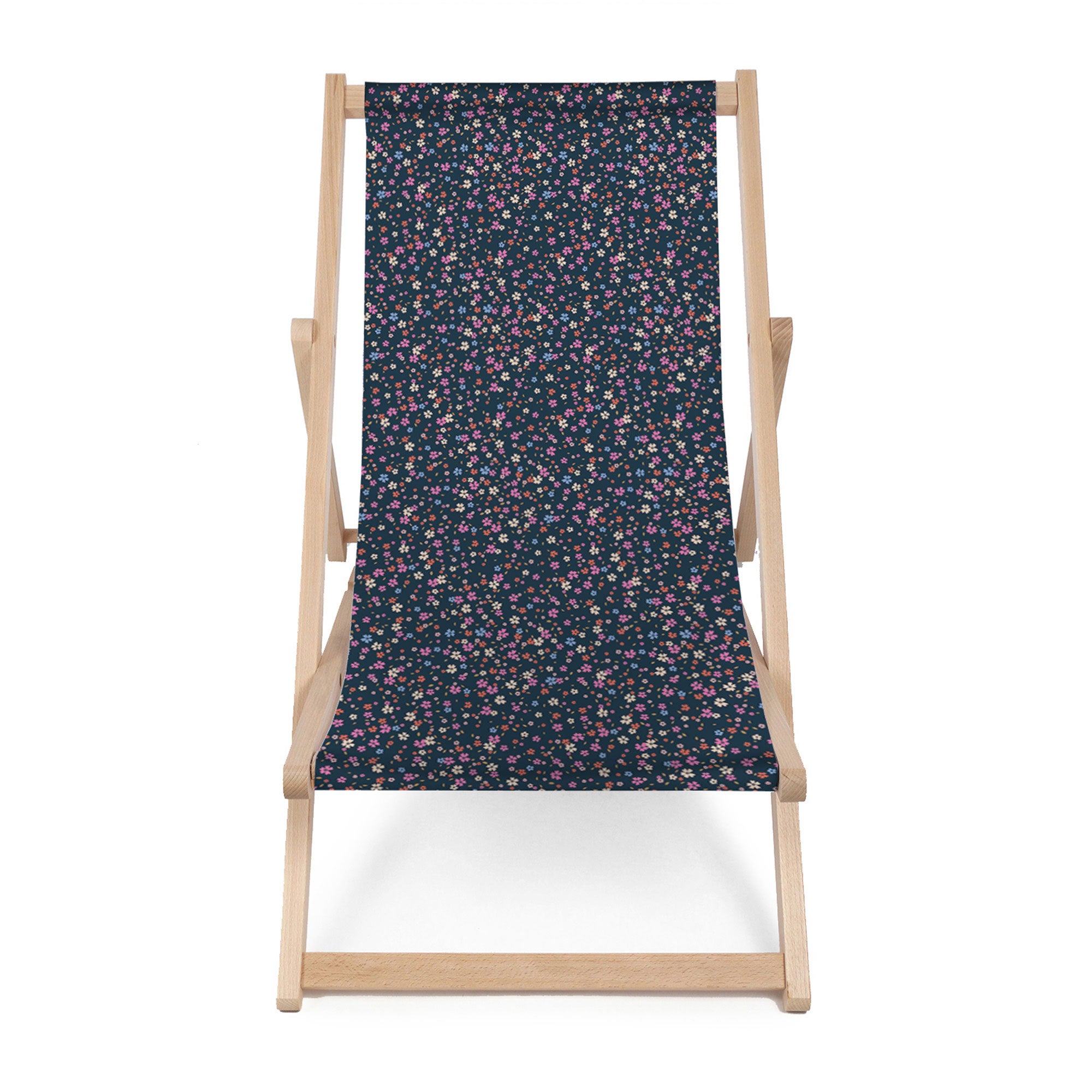 Drevené ležadlo Ditsy Floral-M