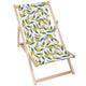 Leżak drewniany Lemon Flowers-M