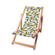 Leżak drewniany Lemon Flowers-S