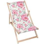 Wooden Deck Chair Rose Garden-M