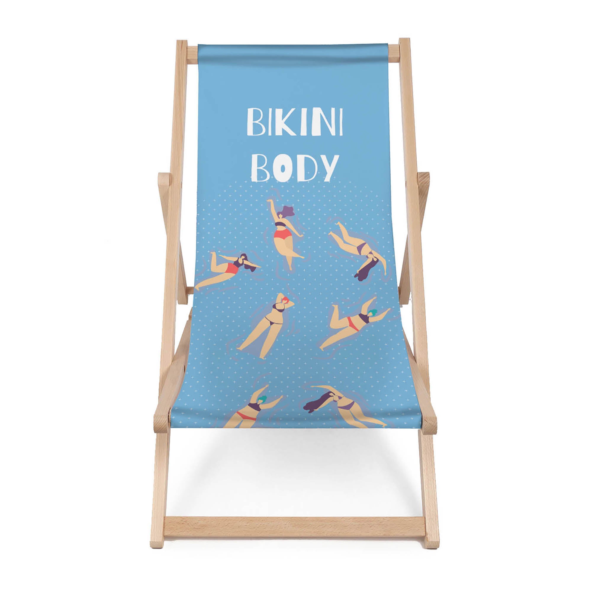 Drevené ležadlo Bikiny telo