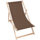 Wooden deck chair Basic-M-BROWN