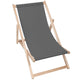Wooden deck chair Basic-M-CHARCOAL