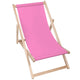 Wooden Deck Chair Basic-M-PINK