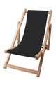 Wooden deck chair Basic-S-BLACK