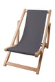 Wooden deck chair Basic-S-CHARCOAL