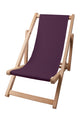 Wooden deck chair Basic-S-PLUM