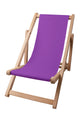 Wooden deck chair Basic-S-PURPLE