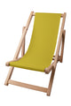 Wooden deck chair Basic-S-YELLOW