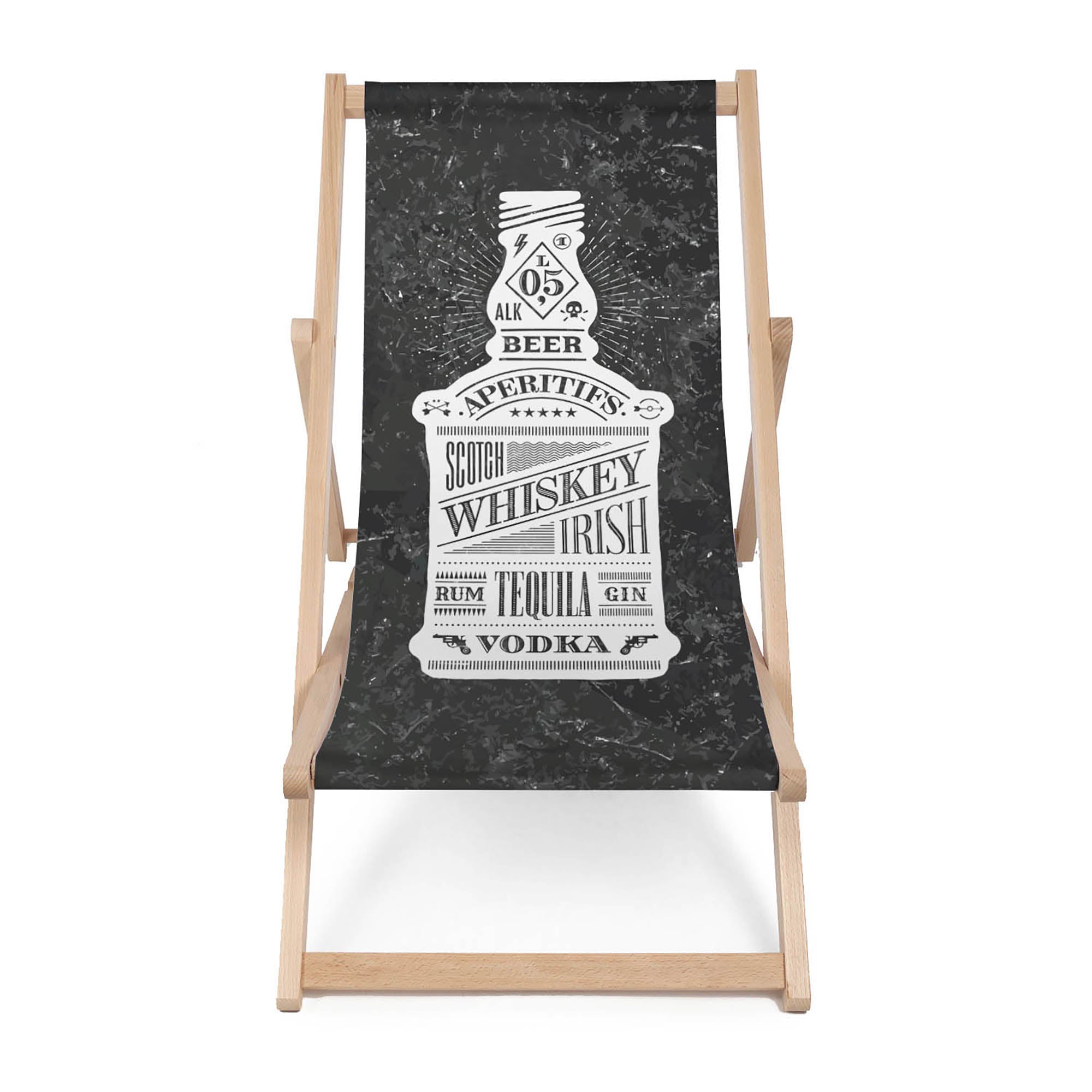 Drevené ležadlo Whisky