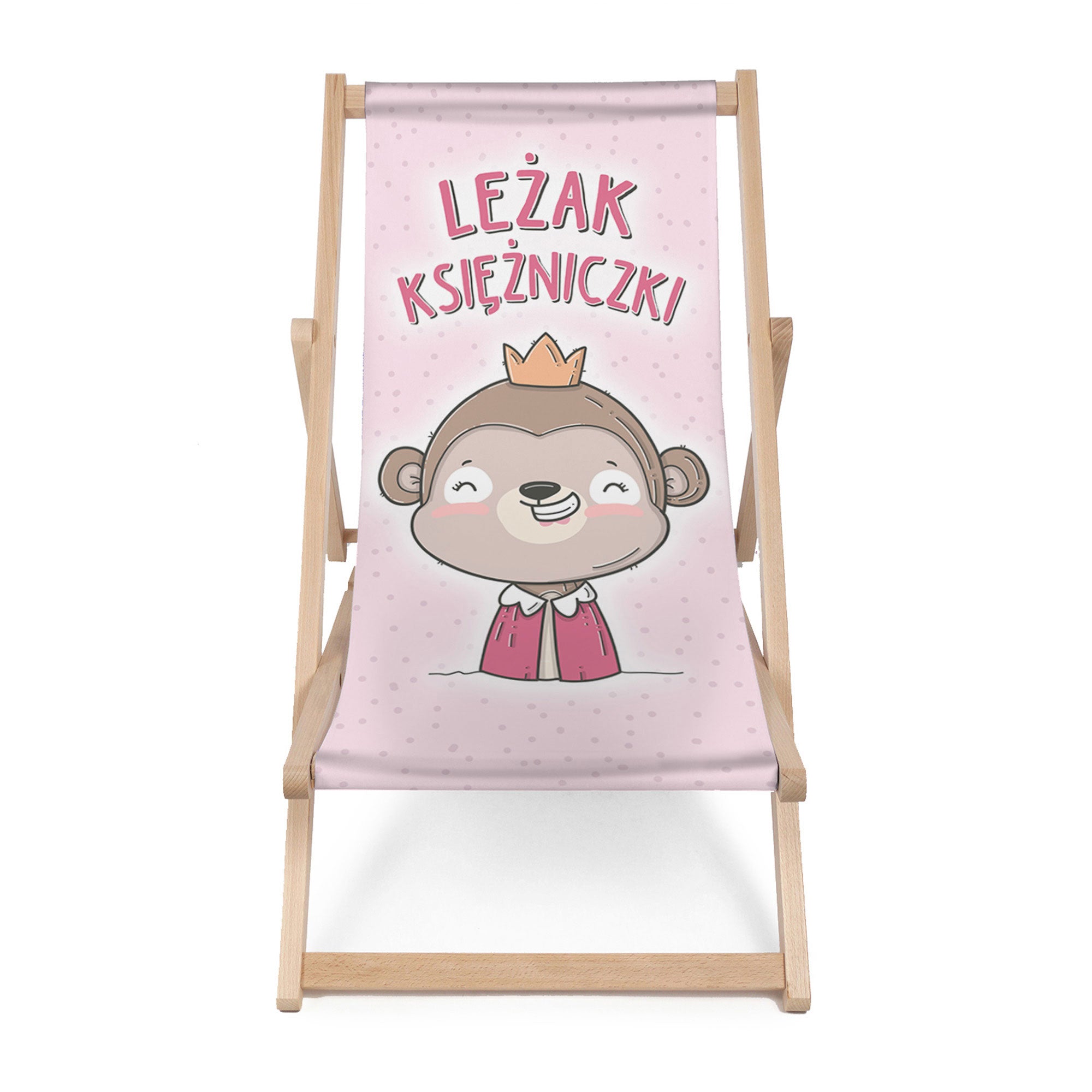 Drevené ležadlo pre princeznú-M