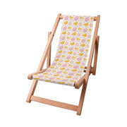 Wooden Deck Chair Easter Chicks-S