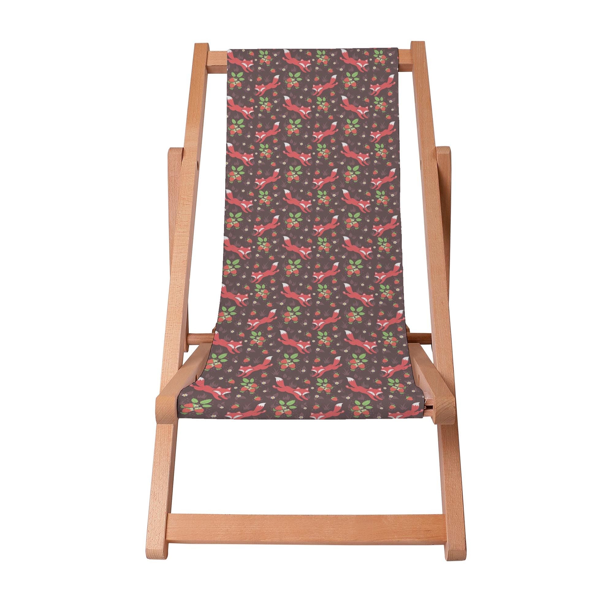 Wooden Deck Chair Fox