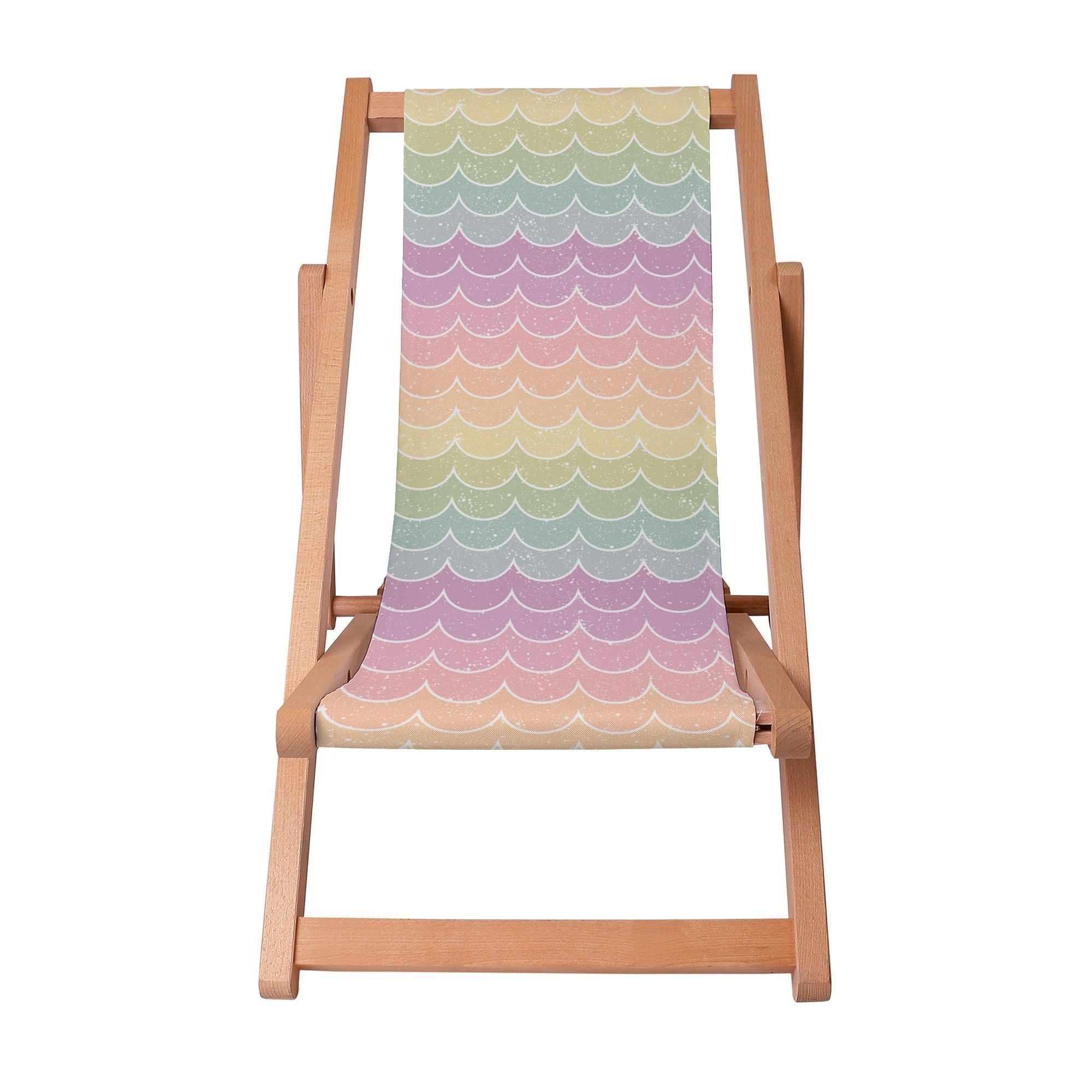 Drevené lehátko Rainbow Fish Scale-S