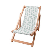 Wooden Deck Chair Sleepy Dinosaur