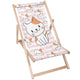 Drevené lehátko Usmievavá mačička-M