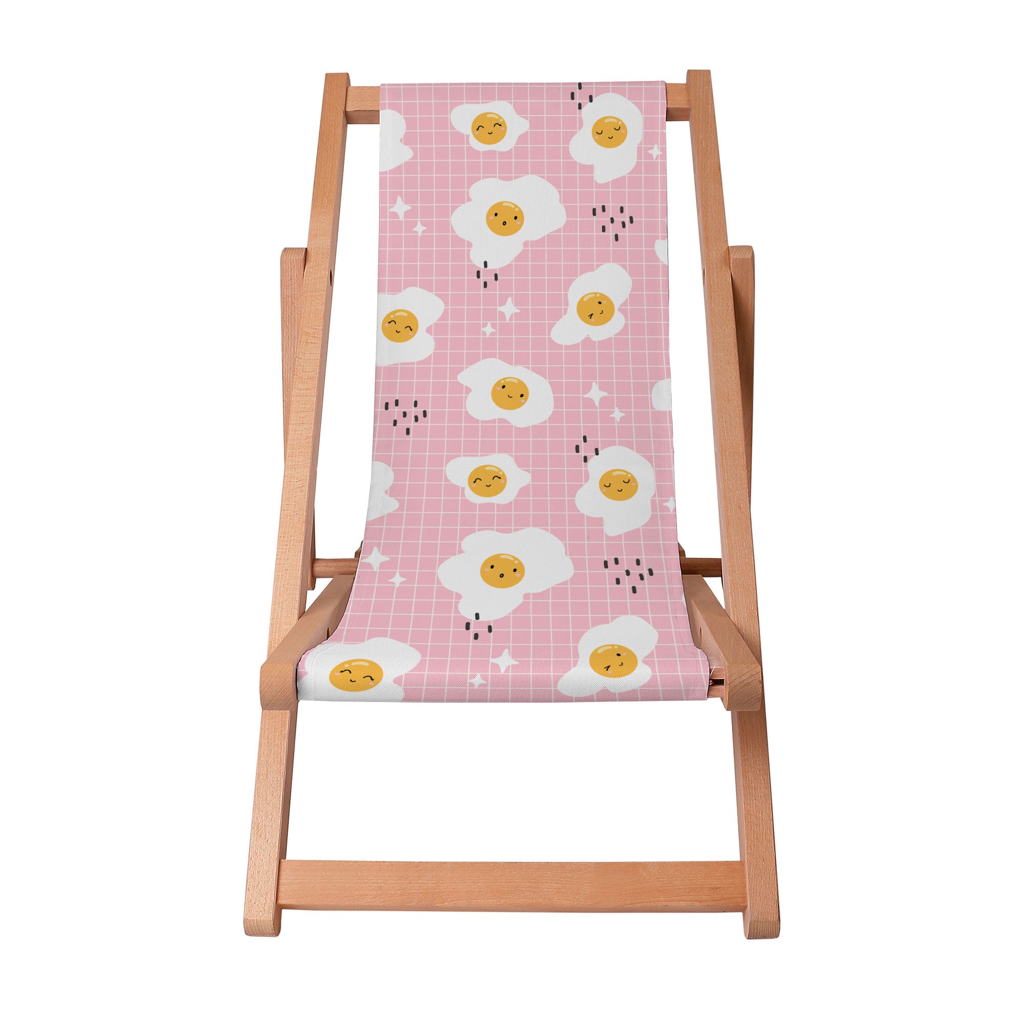 Wooden Deck Chair Cute Egg