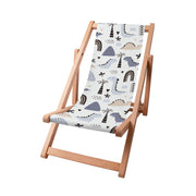 Leżak drewniany Pastel Kids Dinosaur-S